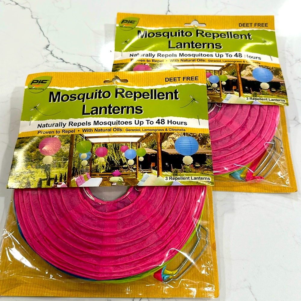 NWT PIC Mosquito Repellent Lanterns, bundle of 2 Packs